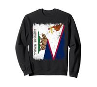 California American Samoa Half Flag Sweatshirt