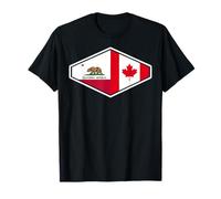 California and Canada United in Roots T-Shirt