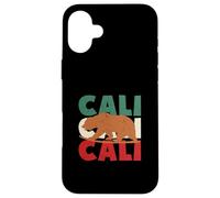 California Bear Cali Surfing Bear Retro Surf Vintage 70s 80s Case for iPhone 16 Plus