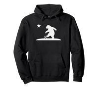 California Bear Playing Soccer Football Pullover Hoodie