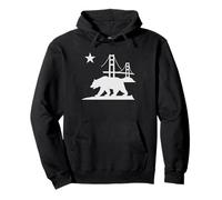 California Bear San Francisco Bridge Pullover Hoodie