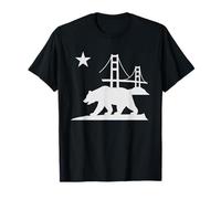 California Bear San Francisco Bridge T-Shirt