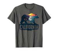 California Bear Scenic Coast Sunset T-Shirt