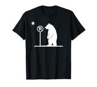 California Bear with No Waiting Sign T-Shirt