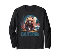 California Black Bear Coastal Wilderness Long Sleeve T-Shirt