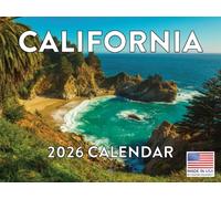 California Calendar 2026 Monthly Wall Calender 12 Month | American Made In The USA