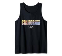 California Cali Flag Tank Top