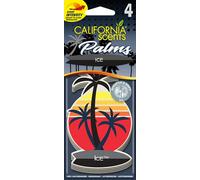California Car Scents AC CS AMBIENTADOR COCHE Palmera Papel 4UDS Hielo