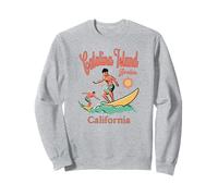 California Catalina Island Avalon CA Surfer Surfing Beach Sweatshirt