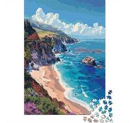 California Coast Pixel Art 1000 Piece Jigsaw, Holiday Puzzle Gift, 70x50cm/1000pcs