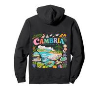 California Coastal Landmarks Nature Collage Design Pullover Hoodie