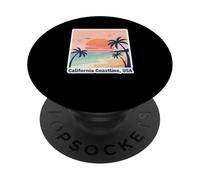 California Coastline Sunset Beach Vibes PopSockets Adhesive PopGrip
