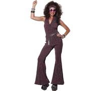 California Costume Women's 1970s Disco Dancing Queen Hippie Retro Women's Costume - XL - Multi - XL