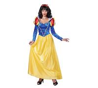 California Costumes 00961-Blue/Yellow-Large Snow White Adult-sized Costume, Solid, Multicoloured, Large