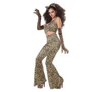 California Costumes 01260 Leopard Pant Set Character Adult Sized Costumes, Tan/Black, Medium