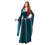 California Costumes 01380L Medieval/Renaissance Adult-sized Costume, Solid, Blue, Large