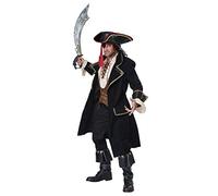 California Costumes 01397XL Deluxe Pirate Captain Adult-Sized Costume, Solid, Multi, XL