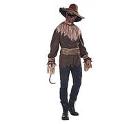 California Costumes 01415 Killer in the Cornfield Character Adult Sized Costumes, Solid, Brown, S/M