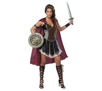 California Costumes 01433M Glorious Gladiator Adult Woman Costume Wonder Sized, Multi-Colored, Medium