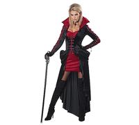 California Costumes 01451 Bloodthirsty Vixen Character Adult Sized Costumes, Black/Red