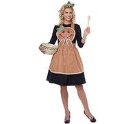 California Costumes 01497ONE Gingerbread Apron - Adult Costume Character, Tan, One Size