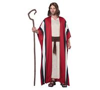California Costumes 01565 Men's Shepherd Moses Adult Costume, Red/Tan, Large Religious Sized, L/X-L