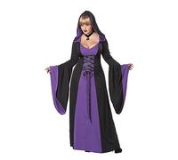 California Costumes 01702 Plus-size Deluxe Hooded Robe Costume,purple/Black,3xl (20-22) Generic Adult, Solid, XXXL