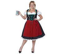 California Costumes 01751XL Oktoberfest Fraulein Adult-Sized Costume, Red, 1X