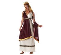 California Costumes 1000050246 ROMAN EMPRESS Greek Adult-Sized Costume, White/Burgundy, M