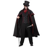 California Costumes 1132 Jack the Ripper Scary Adult-Sized Costume, Solid, Black, Large