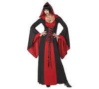 California Costumes 1148 Deluxe Hooded Robe Adult Costume Generic Sized, Shown, Red, XL