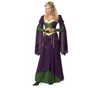 California Costumes 1182 Lady in Waiting Costume Women's Dress, Solid, Purple, XL