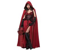 California Costumes 1185 Riding Hood Adult-sized Costume, Solid, Black,red, Medium
