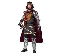 California Costumes 1234 King Arthur Medieval/Renaissance Adult-Sized Costume, Silver, Medium
