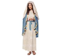California Costumes 1316 The Virgin Mary Religious Adult Sized Costumes, Solid, Natural,turquoise, Large