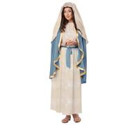California Costumes 1316 The Virgin Mary Religious Adult Sized Costumes, Solid, Natural,turquoise, 6-8