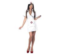 California Costumes 5021-009 Fashion Nurse Character Adult Sized Costumes, White, XL