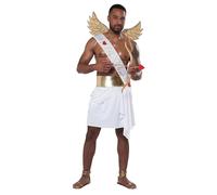 California Costumes 5125-004 Men's Cupid S/M Adult Sized Costumes, White/Gold