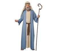 California Costumes 01564 Men's Herdsman Noah Adult Costume, Tan, Small/Medium Religious Sized, Solid, Blue,White, S/M