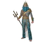 Poseidon Neptune God of the Sea Olympian Ancient Greek Adult Mens Costume