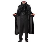 California Costumes CC 00742L Scary Headless Horseman Costume, Solid, Black, L (42-44)