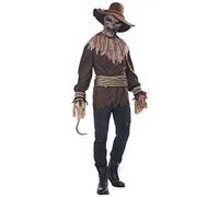 California Costumes 01415 Killer in the Cornfield Character Adult Sized Costumes, Solid, Brown, L/X-L