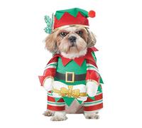 California Costumes Elf Pup Dog Costume - Large - Red