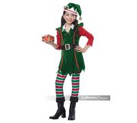 California Costumes Festive Elf Child Girls Holiday Christmas Xmas Costume 00604