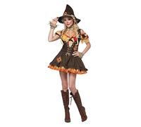 California Costumes Ladies Sassy Scarecrow Costume Dress size MEDIUM