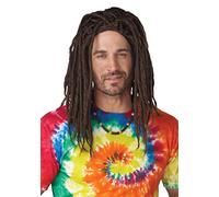 California Costumes Men's Island Dreads Wig Costume, Brown, One Size
