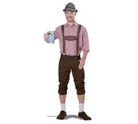 California Costumes Men's Lederhosen Kit Standard Brown