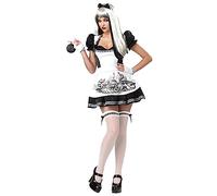 California Costumes Sexy Dark Alice Costume, White, S