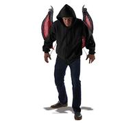 California Costumes Unisex's Men's Bloodnight Wings, Red/Black, One Size Costume Accessory