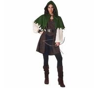 Womens Legendary Robin Hood Costume Medium Size 8-10